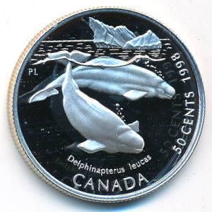 Canada, 50 cents, 1998