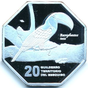 Esequibo., 20 guilderro, 2020