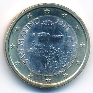 San Marino, 1 euro, 2017–2020