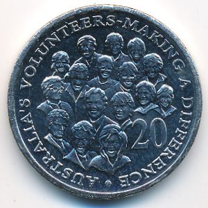 Австралия, 20 центов (2003 г.)