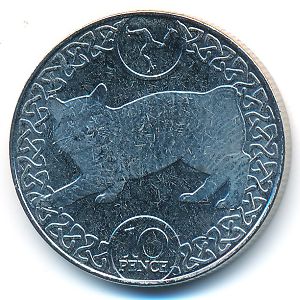 Остров Мэн, 10 пенсов (2017–2019 г.)