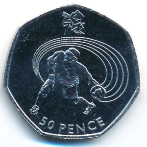 Great Britain, 50 pence, 2011