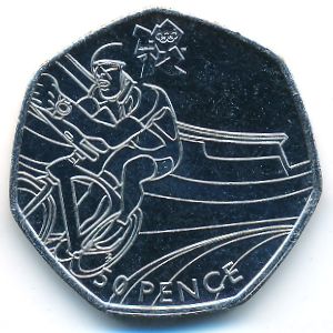 Great Britain, 50 pence, 2011