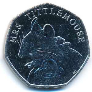 Great Britain, 50 pence, 2018