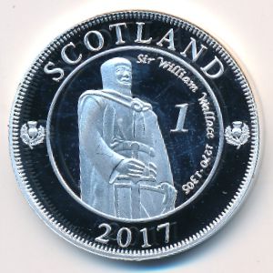 Шотландия., 1 риал (2017 г.)