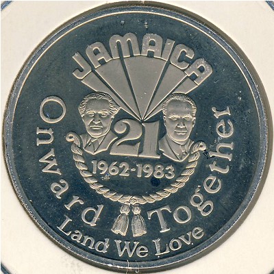Ямайка, 1 доллар (1983 г.)