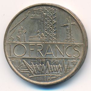 Франция, 10 франков (1974–1987 г.)
