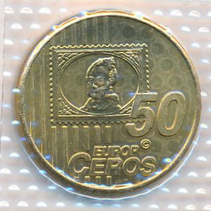 Liechtenstein., 50 euro cent, 2004