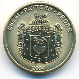 Liechtenstein., 10 euro cent, 2004