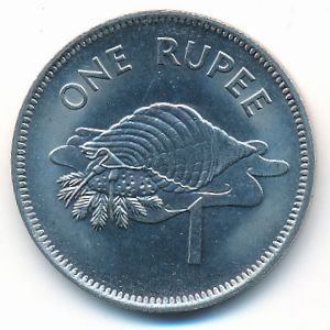 Seychelles, 1 rupee, 1982–1983
