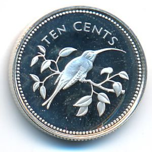 Belize, 10 cents, 1974