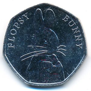 Great Britain, 50 pence, 2018