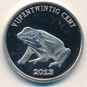 Saba., 25 cents, 2013