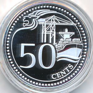 Singapore, 50 cents, 2013