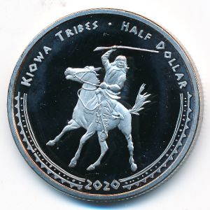 Kiowa., 1/2 dollar, 2020