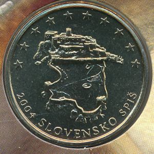Slovakia., 50 euro cent, 2004