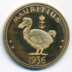 Mauritius., 1 crown, 1936