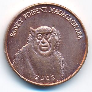 Madagascar, 10 francs, 2003