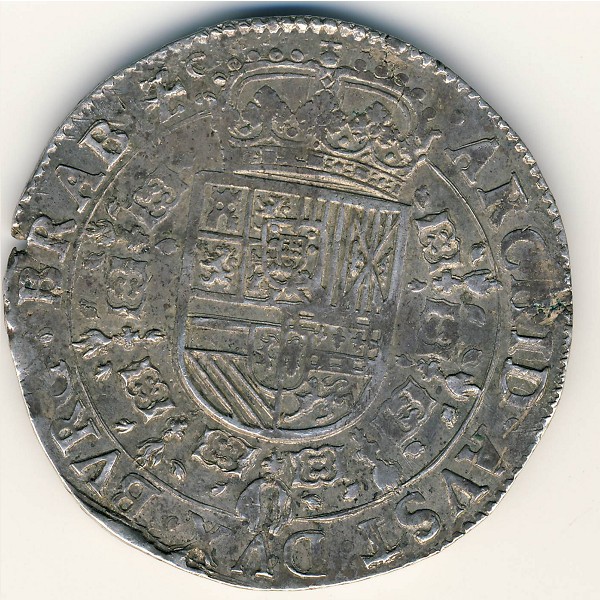 Duchy of Brabant, 1 patagon, 1621–1665