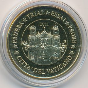 Vatican City., 20 euro cent, 2011