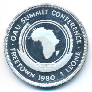 Sierra Leone, 1 leone, 1980