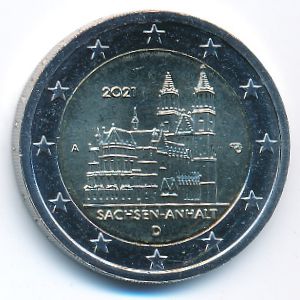 Германия, 2 евро (2021 г.)