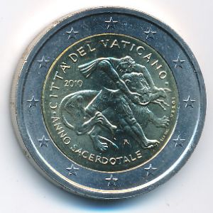 Vatican City, 2 euro, 2010