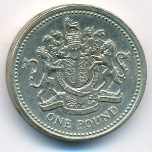 Великобритания, 1 фунт (1993 г.)