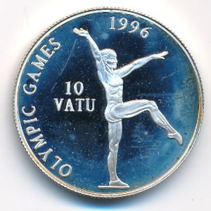 Vanuatu, 10 vatu, 1996