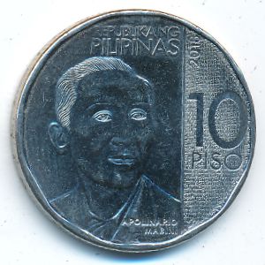 Philippines, 10 piso, 2017–2019