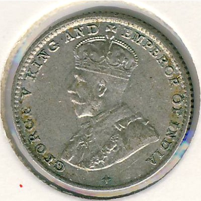 Стрейтс-Сетлментс, 5 центов (1918–1920 г.)