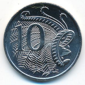 Australia, 10 cents, 2019–2021
