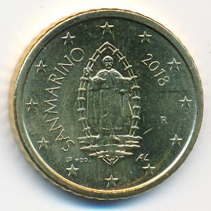 San Marino, 50 euro cent, 2017–2021