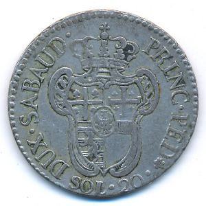 Savoy, 20 soldi, 1794–1796