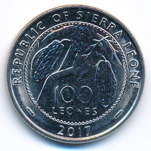 Сьерра-Леоне, 100 леоне (2017 г.)