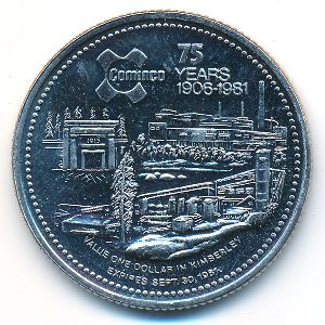 Canada., 1 dollar, 1981