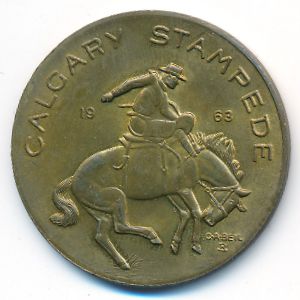 Canada., 1 dollar, 1963