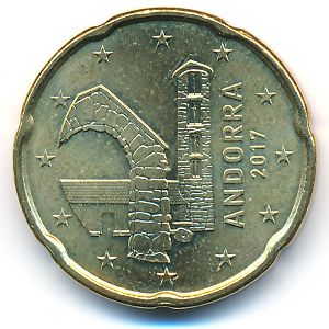 Andorra, 20 euro cent, 2014–2021