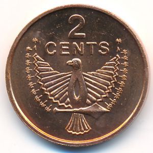 Solomon Islands, 2 cents, 1985