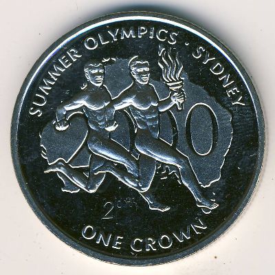 Остров Мэн, 1 крона (1999 г.)