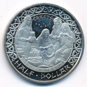 Индейская резервация Санта-Изабел., 1/2 доллара (2012 г.)