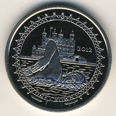 Isle of Man, 1 crown, 2009