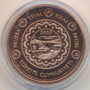 Turkey., 2 euro cent, 2003