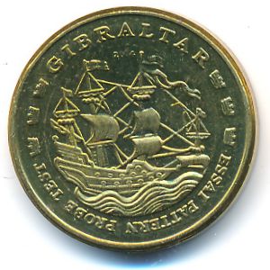 Гибралтар., 20 евроцентов (2004 г.)