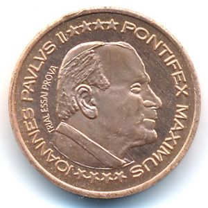 Vatican City., 5 euro cent, 2002