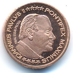 Vatican City., 1 euro cent, 2002