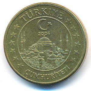 Турция., 50 евроцентов (2004 г.)