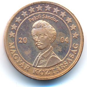 Hungary., 2 euro cent, 2004