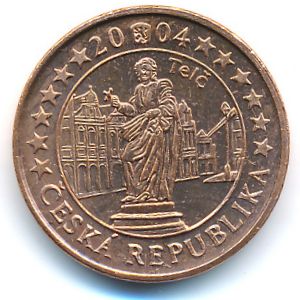 Czech., 5 euro cent, 2004