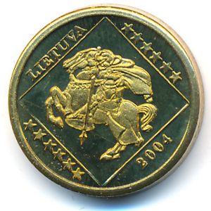 Lithuania., 10 евроцентов, 